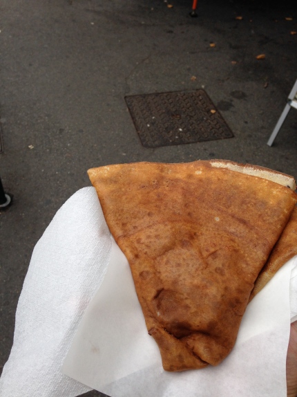 Banana/Nutella crepe. Yes, it was good.